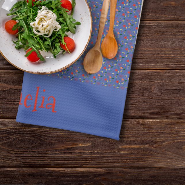 Paño De Cocina Miniflor amarillo rojo (Subido por el creador)