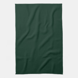 Paño De Cocina Minimalista pino oscuro verde liso