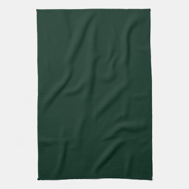 Paño De Cocina Minimalista pino oscuro verde liso