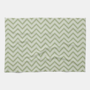 Paño De Cocina Mint Chevron
