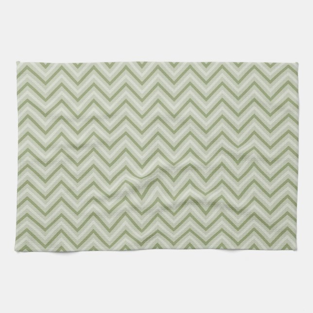 Paño De Cocina Mint Chevron (Horizontal)