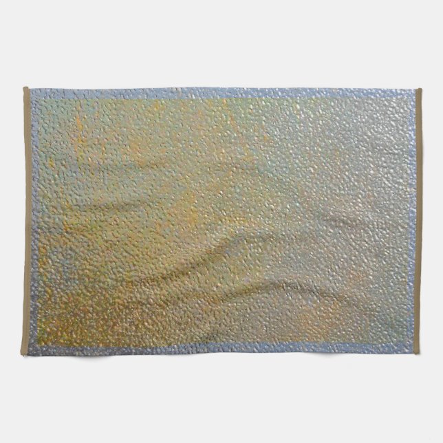 Paño De Cocina Mirada metalizado el | del modelo de la textura (Horizontal)