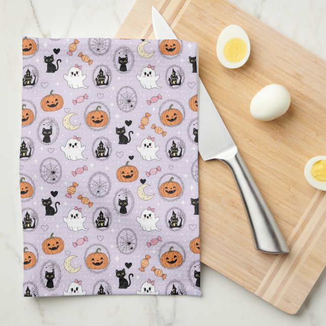 Paño De Cocina Mischief y Moonlit Whimsy (Doblado Cuarto)