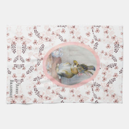 Paño De Cocina Miss Bunny Teatime De Flor De Ditsy Vintage