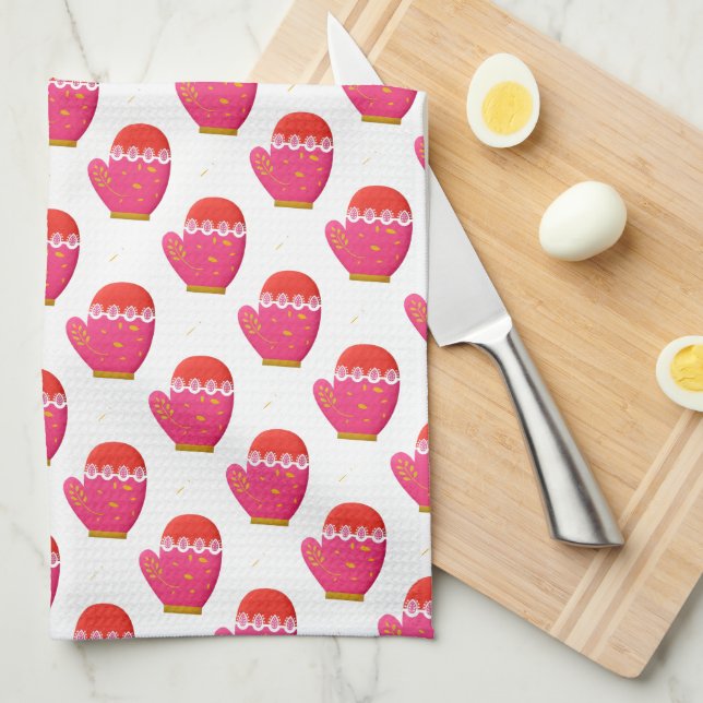 Paño De Cocina Mitones (Doblado Cuarto)