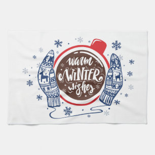 Paño De Cocina Mittens Y Cocoa Warm Winter Wire Holiday