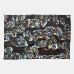 Paño De Cocina Moda Black Diamond Chrystal Resumen Regalos de pat