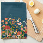 Paño De Cocina Moda Colorful Mushroom Nombre personalizado estilo<br><div class="desc">Moda Patrón de hongos florales personalizado Toalla de cocina moderna. Estas coloridas toallas de cocina son perfectas para darle un toque de color a su cocina. ... Hacerlas únicas suyas añadiendo tu nombre. Págalo con una botella de vino y hace un gran regalo personalizado para amigos, familia, compañeros de trabajo,...</div>
