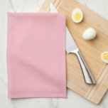Paño De Cocina Moda de nombre de script de monograma gris rosa de<br><div class="desc">Moderna Elegante Rubor Rosa Plata Color Gris Monograma Nombre De Cocina</div>