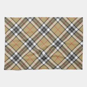 Paño De Cocina Moda familiar Thomson Camel Tartan Plaid Pattern