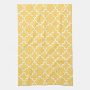 Paño De Cocina Modelo amarillo de Quatrefoil
