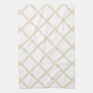 Paño De Cocina Modelo blanco moderno puro de los diamantes