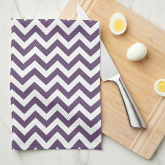 Paño De Cocina Modelo blanco púrpura de Chevron