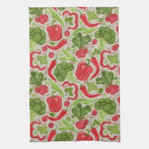 Paño De Cocina Modelo brillante de verduras frescas
