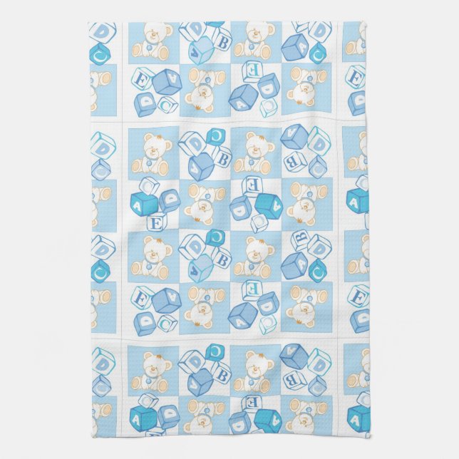 Paño De Cocina Modelo comprobado del oso de peluche (Vertical)