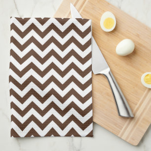Paño De Cocina Modelo de Brown Chevron