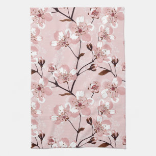 Paño De Cocina Modelo de flores de la flor de cerezo