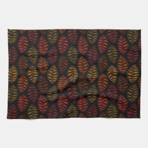 Paño De Cocina Modelo de la hoja del otoño