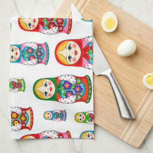 Paño De Cocina Modelo de la muñeca de la jerarquización