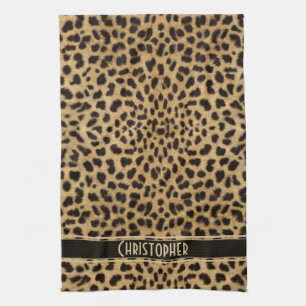 Paño De Cocina Modelo de la piel del leopardo