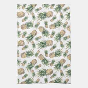Paño De Cocina Modelo de la piña de la acuarela