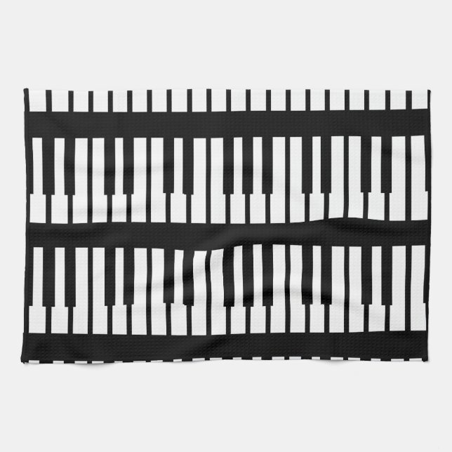 Paño De Cocina Modelo de llaves del piano (Horizontal)
