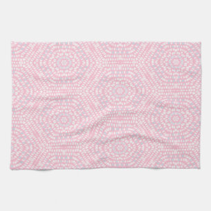 Paño De Cocina Modelo de mosaico rosado
