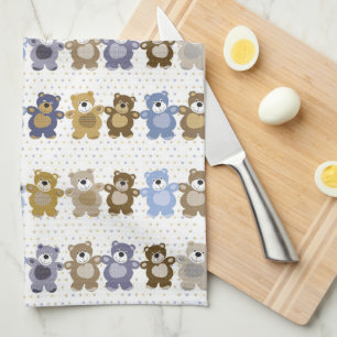 Paño De Cocina modelo de un oso de peluche del juguete