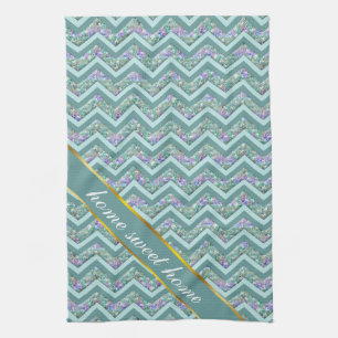 Paño De Cocina Modelo de zigzag del efecto metalizado del arco