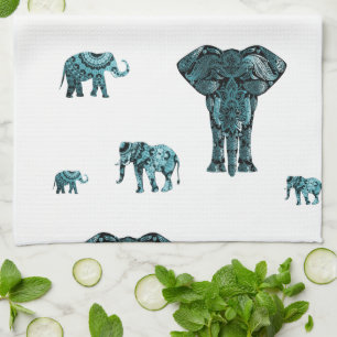 Paño De Cocina Modelo del elefante