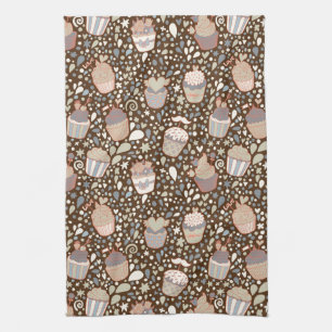 Paño De Cocina Modelo dulce hecho de magdalenas sabrosas