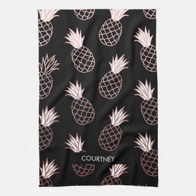 Paño De Cocina Modelo lindo de la piña (Vertical)