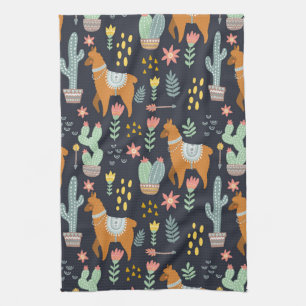 Paño De Cocina Modelo lindo de las alpacas