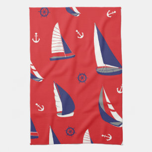 Paño De Cocina Modelo magro del velero