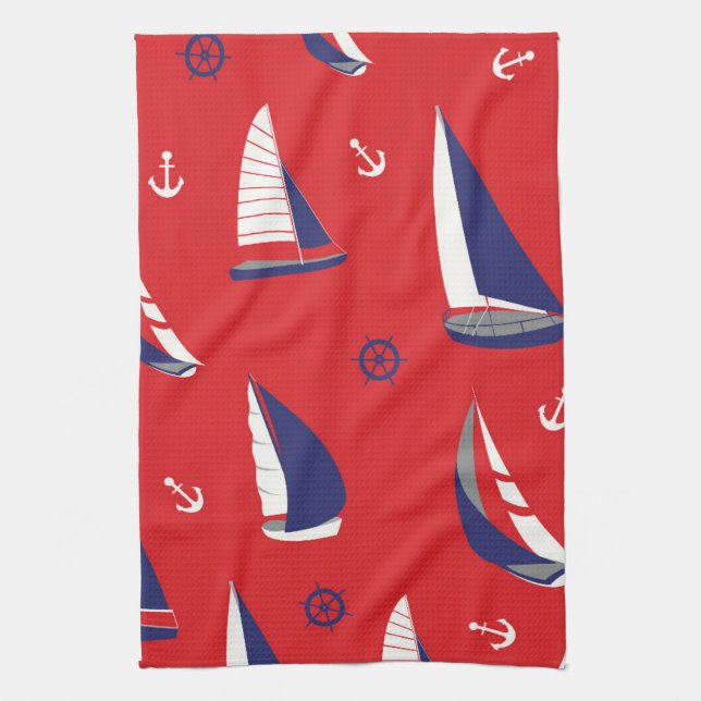 Paño De Cocina Modelo magro del velero (Vertical)