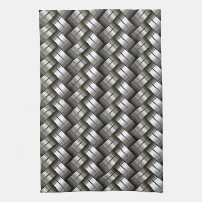 Paño De Cocina Modelo metalizado tejido (Vertical)