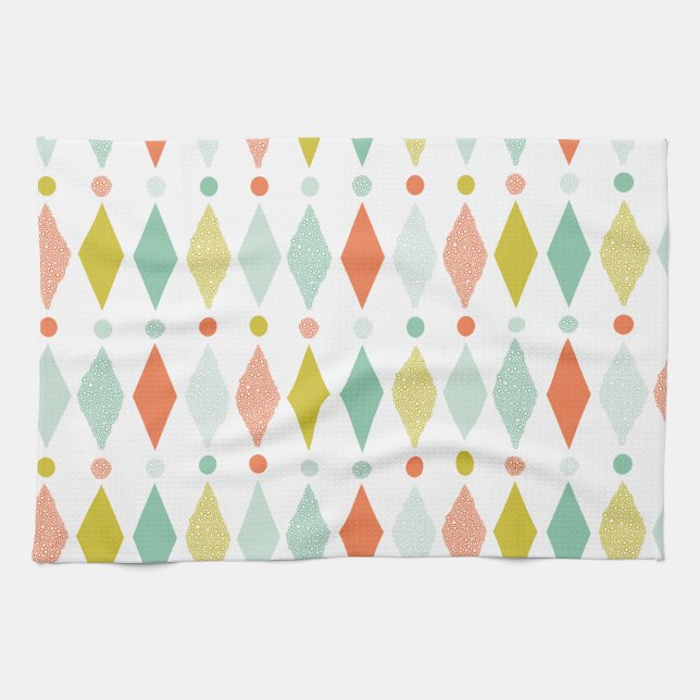 Paño De Cocina Modelo moderno del diamante (Horizontal)
