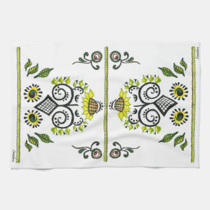Paño De Cocina Modelo popular del girasol del cocinero de