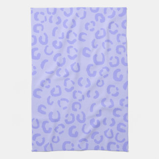 Paño De Cocina Modelo púrpura del estampado leopardo de la lila