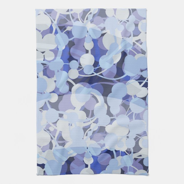 Paño De Cocina Modelo púrpura del microbio (Vertical)