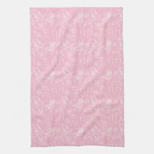 Paño De Cocina Modelo rosado de la playa