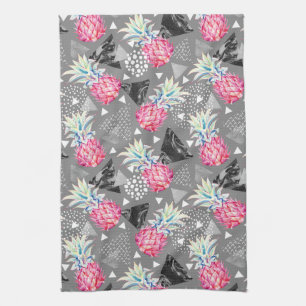 Paño De Cocina Modelo texturizado piña geométrica