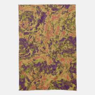 Paño De Cocina Modelo vibrante del camuflaje de la flor