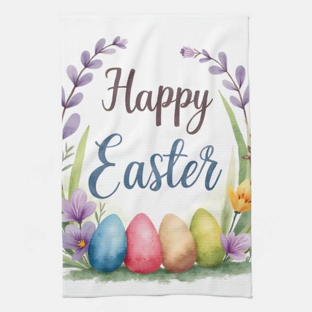 Paño De Cocina Modern Easter Eggs Beautiful Collection (Vertical)