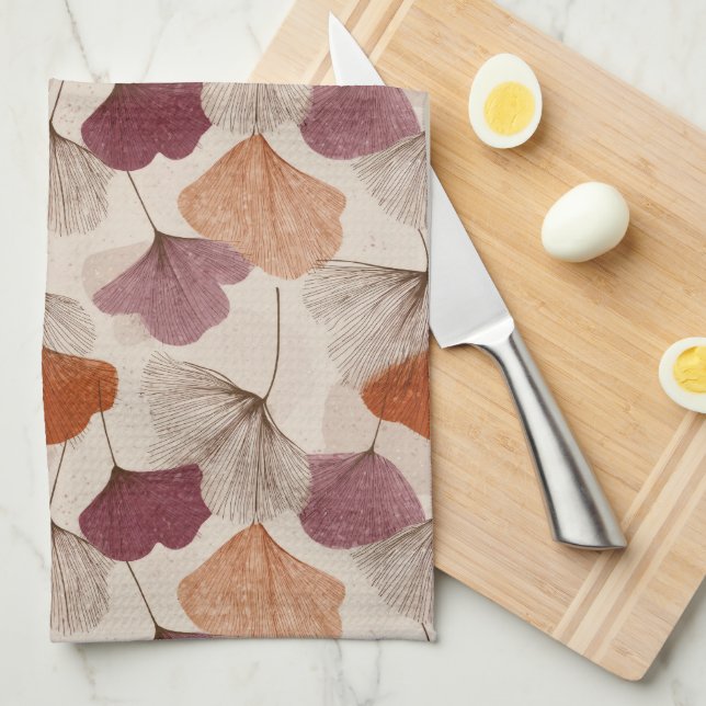 Paño De Cocina Modern Spring Botanical Floral Kitchen Towels (Doblado Cuarto)