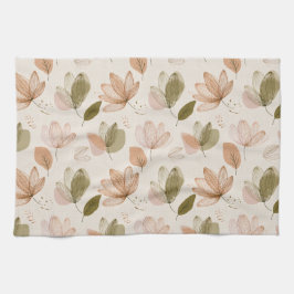 Paño De Cocina Modern Spring Botanical Floral Kitchen Towels