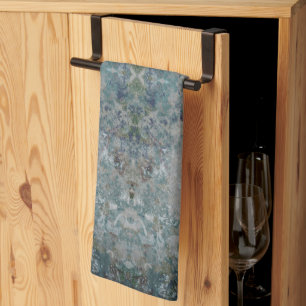 Paño De Cocina Moderna, De Una Especie De Arte Abstracto En Un Se