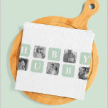 Paño De Cocina Moderna foto de color mejor regalo para Hubby<br><div class="desc">Modern Collage Photo Mint Best Hubby Gift es una idea de regalo personalizada para los esposos que combina la belleza de un collage de fotos con el encanto de un marco de menta. Este regalo único está diseñado para mostrar los momentos más memorables que comparte la pareja, como su día...</div>
