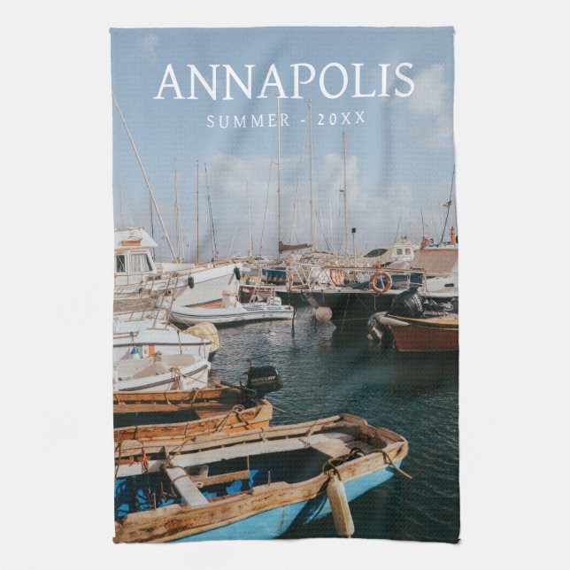 Paño De Cocina Moderna foto de destino de viaje Keepsake (Vertical)