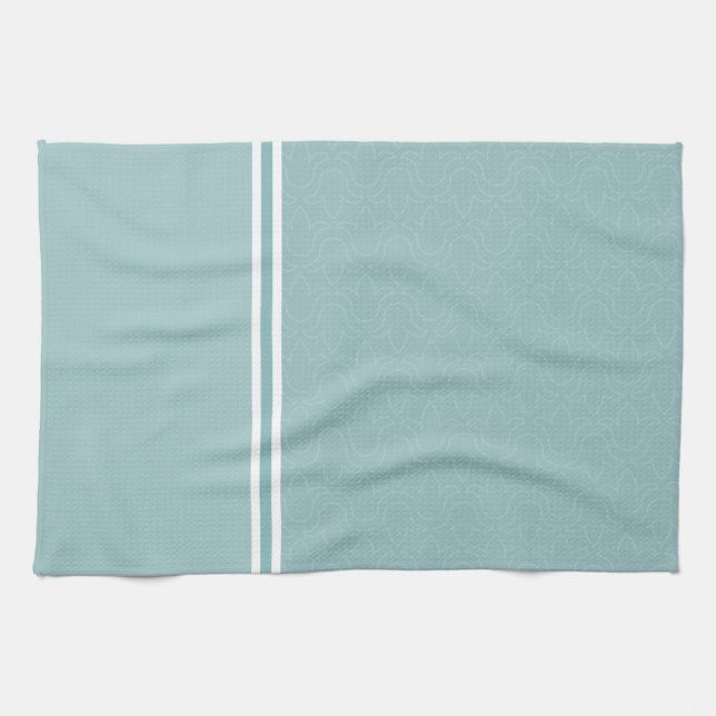 Paño De Cocina Modernas rayas azules de bebé moda moderna elegant (Horizontal)